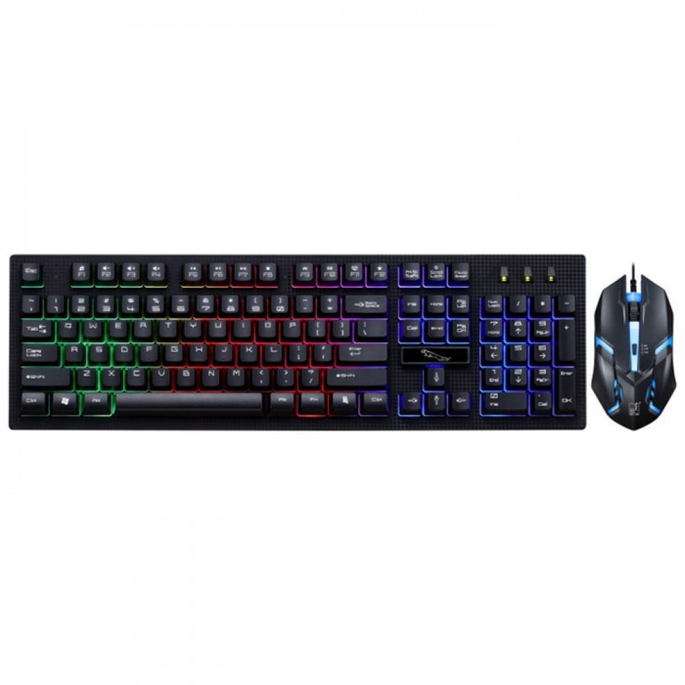 G20 RGB Gaming Keyboard (with Mouse) - Mechanical Feel Rainbow (2018 Promotion)