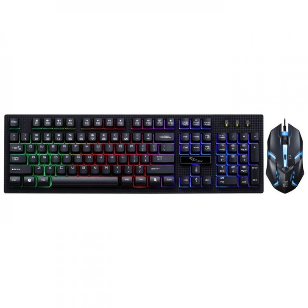 G20 RGB Gaming Keyboard (with Mouse) - Mechanical Feel Rainbow (2018 Promotion) G20 RGB Gaming Keyboard (with Mouse) - Mechanical Feel Rainbow (2018 Promotion)
