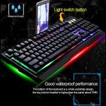 G700 RGB Gaming Keyboard with Mouse Combo Mechanical Feel Rainbow LED