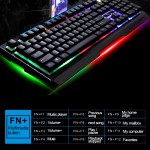 G700 RGB Gaming Keyboard with Mouse Combo Mechanical Feel Rainbow LED