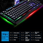 G700 RGB Gaming Keyboard Mechanical Feel Rainbow LED