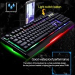 G700 RGB Gaming Keyboard Mechanical Feel Rainbow LED