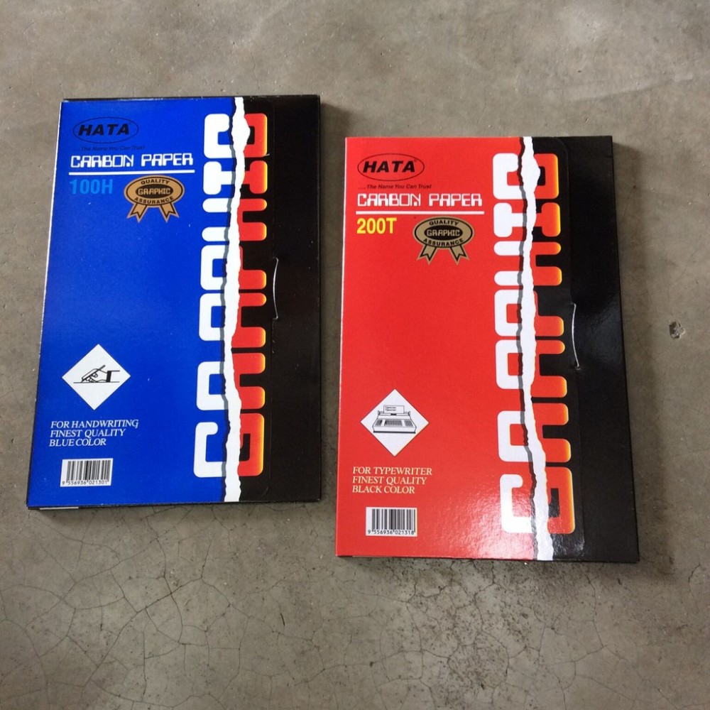 HATA 100H Carbon Paper / HATA 200T Carbon Paper HATA 100H Carbon Paper / HATA 200T Carbon Paper