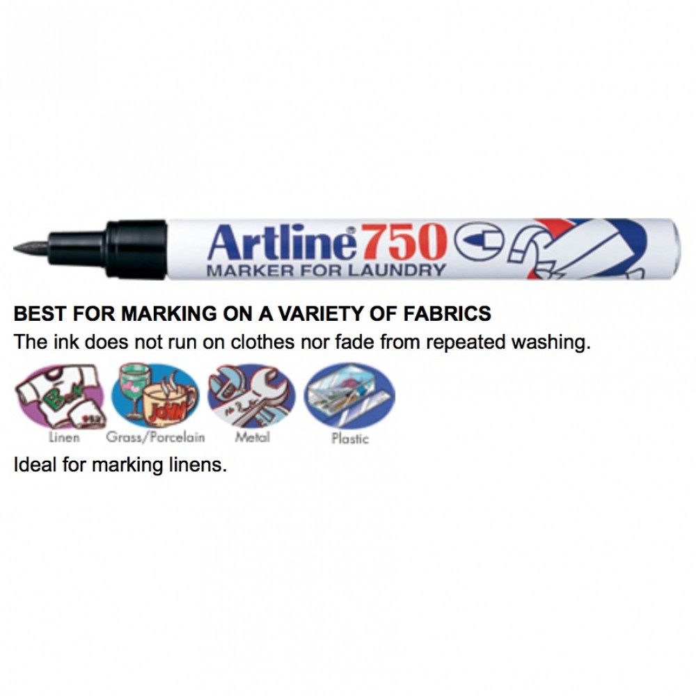 Artline 750 Laundry Permanent Marker Artline 750 Laundry Permanent Marker