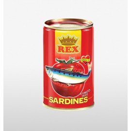 image of Rex Sardine in Tomato Sauce Canned Food / Tin Ikan Sardin Sos Tomato 425g HALAL