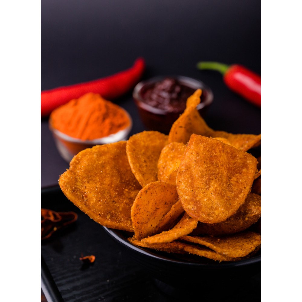 Spicy Korean Potato Chip (Thick Cut) 韩式香辣薯片(厚切) 80g Spicy Korean Potato Chip (Thick Cut) 韩式香辣薯片(厚切) 80g