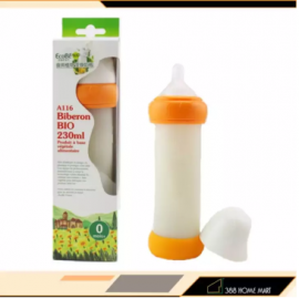 image of 【230ml】France Ecobe ORIGINAL Baby According to Safety Shatter Resistant Wide Caliber Baby Corn Feeding Bottle