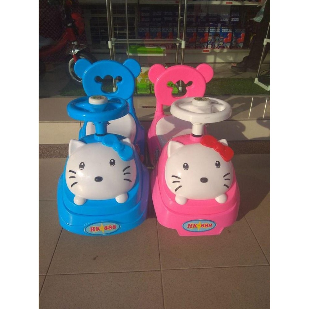 Hello Kitty Baby Car Walker Toddler Children Kid Push Car Ride On Music Press Horn Hello Kitty Baby Car Walker Toddler Children Kid Push Car Ride On Music Press Horn