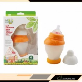 image of 【180ml】France Ecobe ORIGINAL Baby According to Safety Shatter Resistant Wide Caliber Baby Corn Feeding Bottle