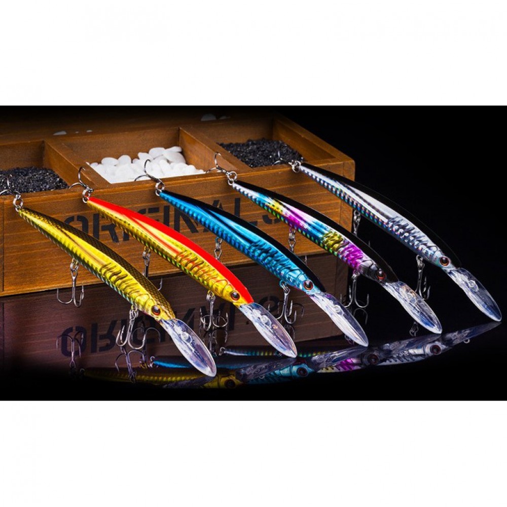 JPM Siakap Long Minnow 14cm 12g JPM Siakap Long Minnow 14cm 12g