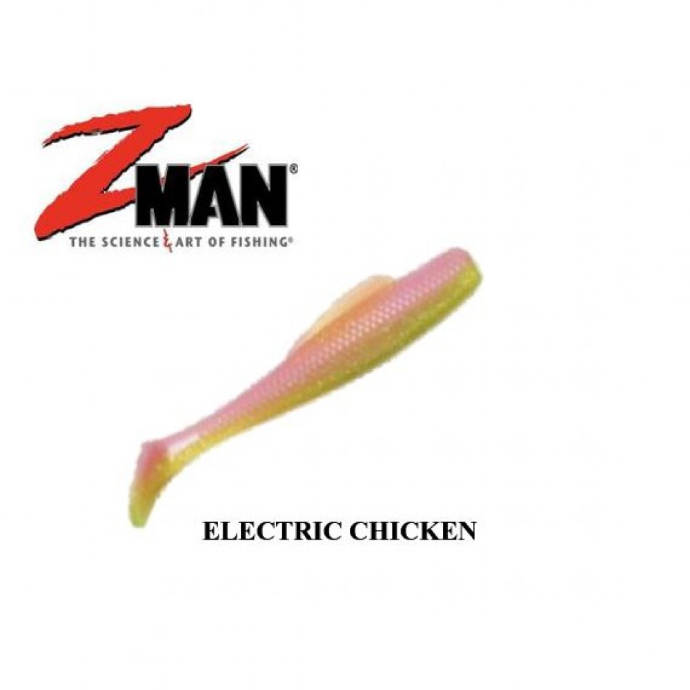 Zman Soft Lure MinnowZ 3 Inch, ELECTRIC CHICKEN Zman Soft Lure MinnowZ 3 Inch, ELECTRIC CHICKEN