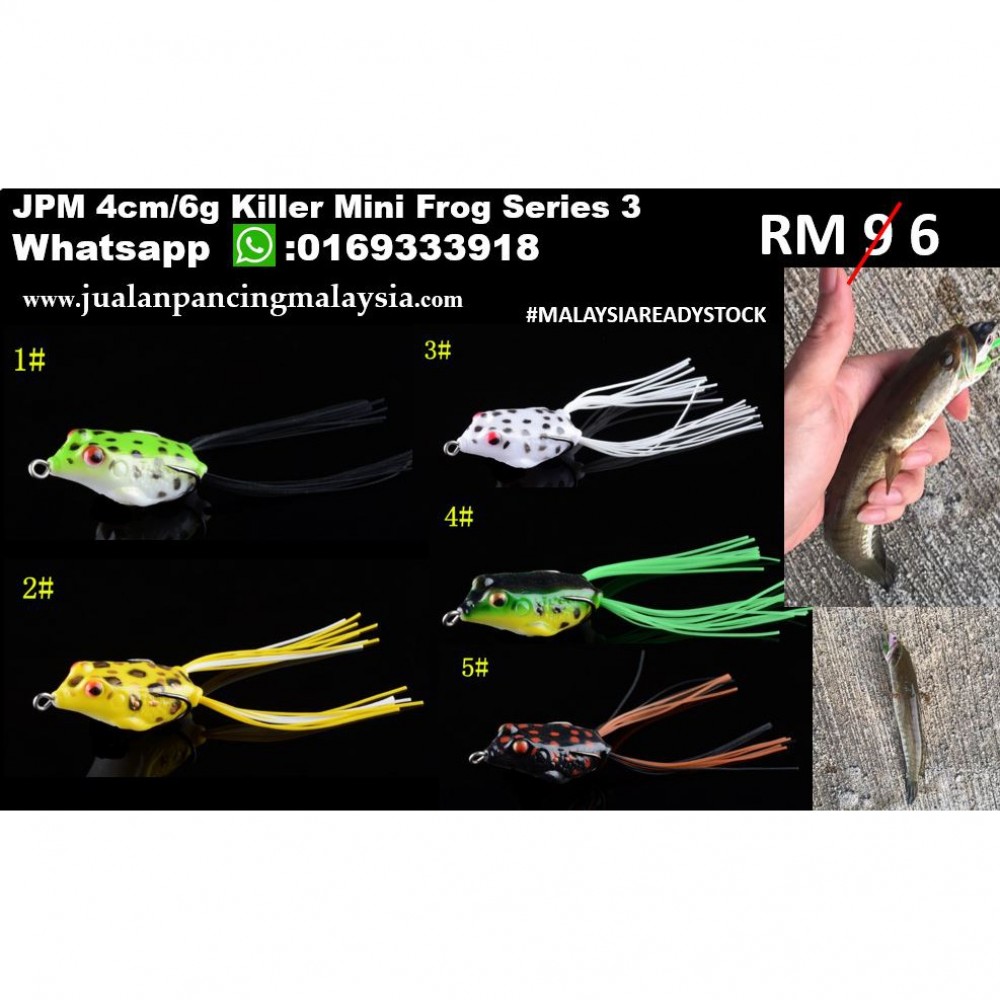 JPM 4cm Killer Mini Frog Series 3