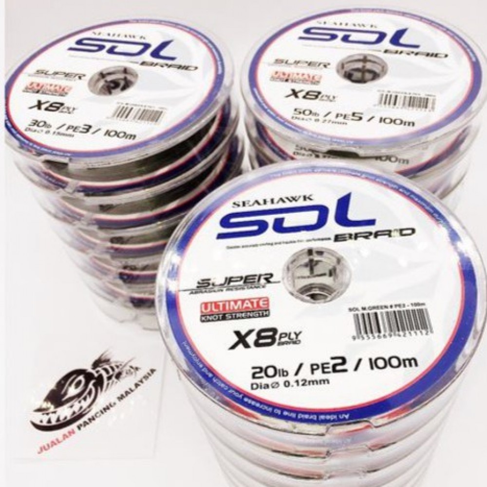 Seahawk SOL 8X Braid Line Seahawk SOL 8X Braid Line