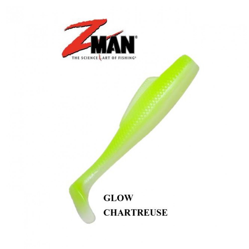 Zman Soft Lure MinnowZ 3 Inch, GLOW CHARTREUSE Zman Soft Lure MinnowZ 3 Inch, GLOW CHARTREUSE
