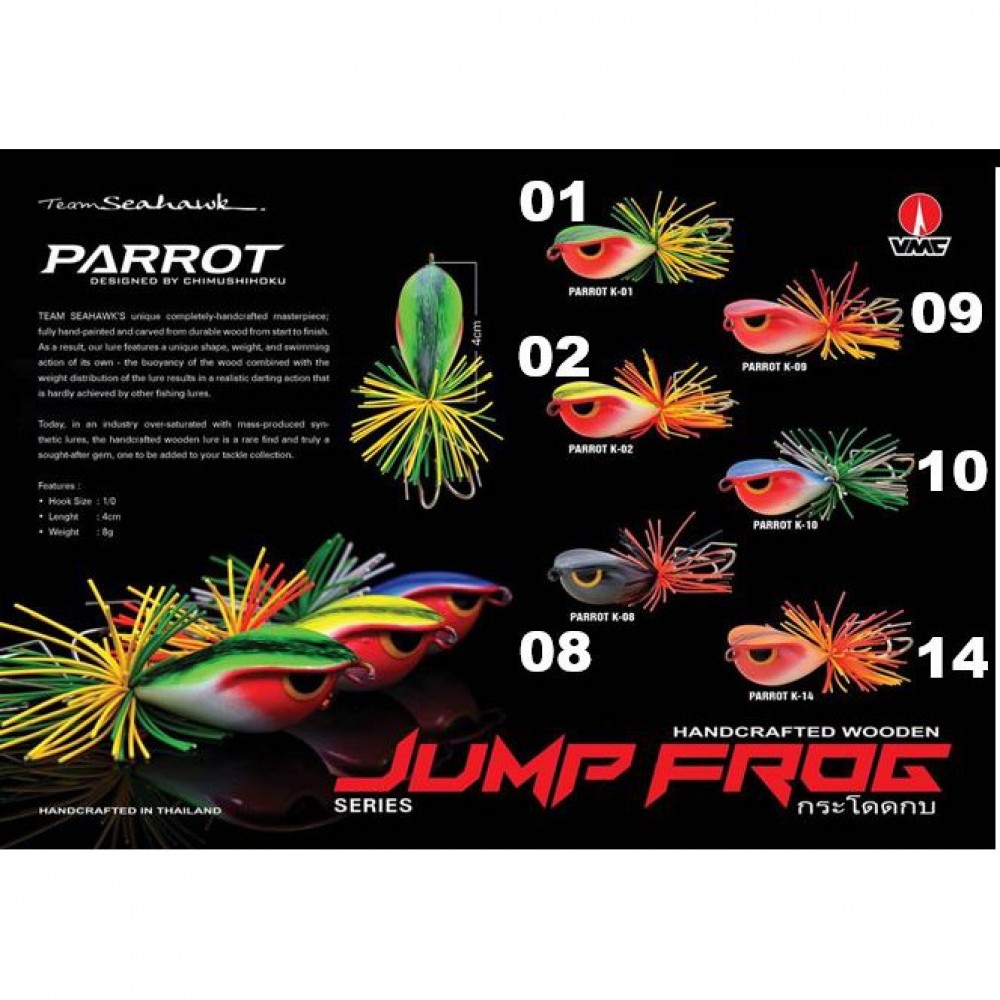 TEAM SEAHAWK PARROT JUMP FROG TEAM SEAHAWK PARROT JUMP FROG