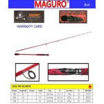 MAGURO JAPAN SOLID CARBON RED MASTER ROD