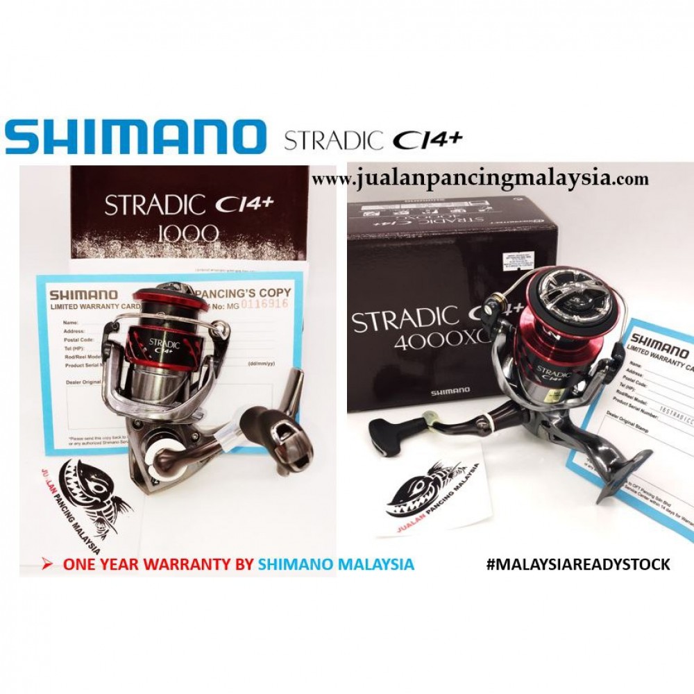 SHIMANO STRADIC CI4+ REEL ,1000 & 4000