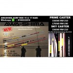 AWASHIMA PRIME CASTER AND SKY CASTER SURF ROD 15 & 17 KAKI