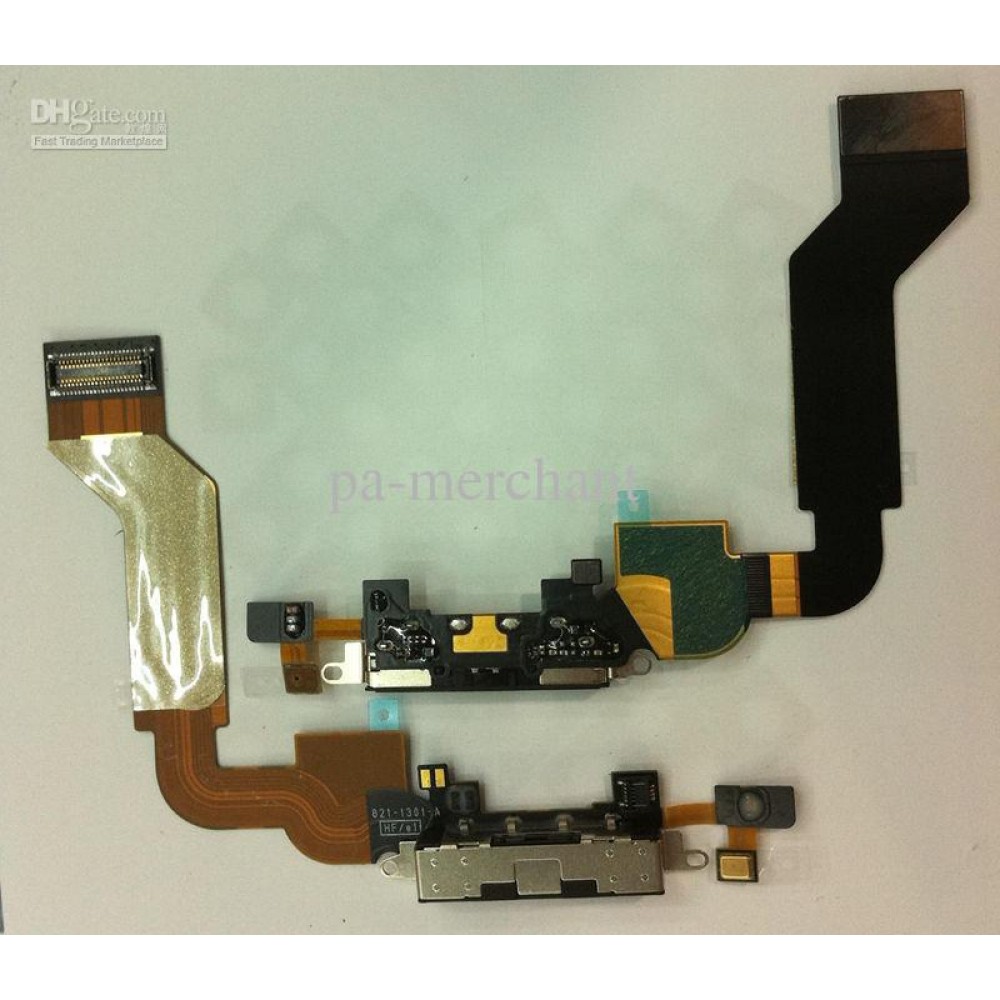 IPHONE 4S FULL SET FLEX PLUG IN CONNECTOR CHARGER CHARGING PORT IPHONE 4S FULL SET FLEX PLUG IN CONNECTOR CHARGER CHARGING PORT