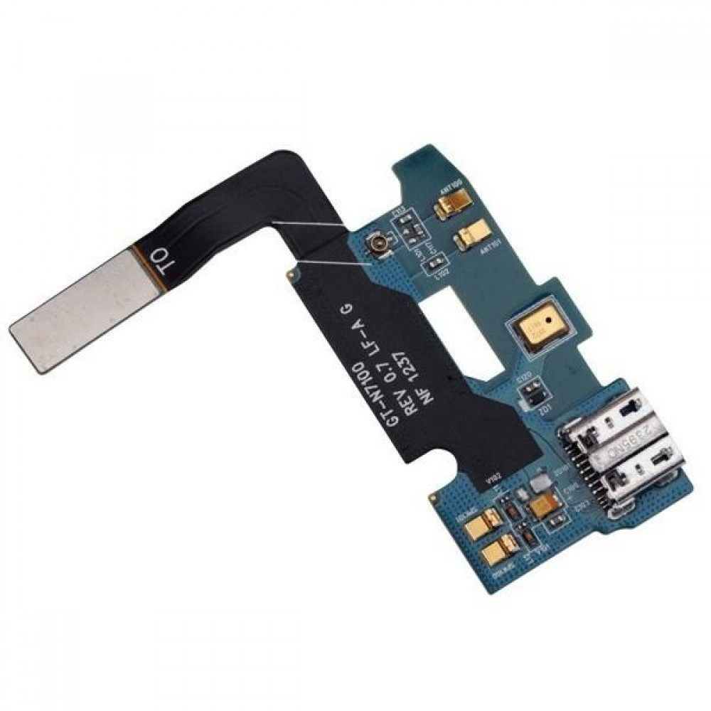 USB Charging Dock Port Flex Cable Parts For Samsung Galaxy Note 2 N7100