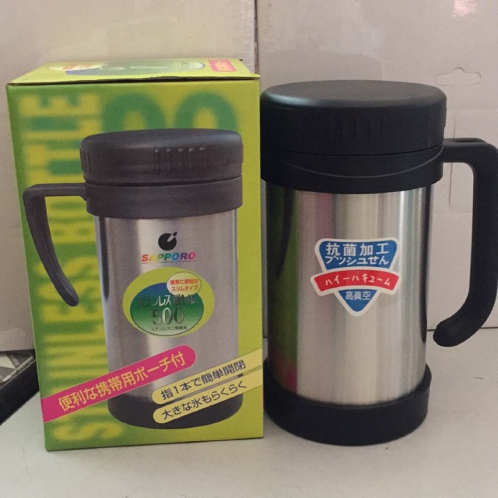SAPPORO vacuum flask 500ml 抗菌保湿杯 SAPPORO vacuum flask 500ml 抗菌保湿杯