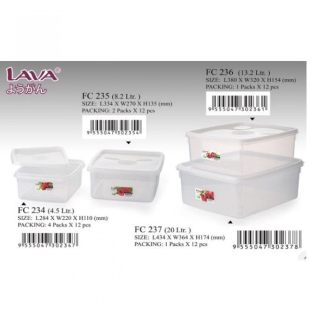 LAVA FOOD CONTAINER/Tupperware /multi purpose storage box BPA FREE LAVA FOOD CONTAINER/Tupperware /multi purpose storage box BPA FREE