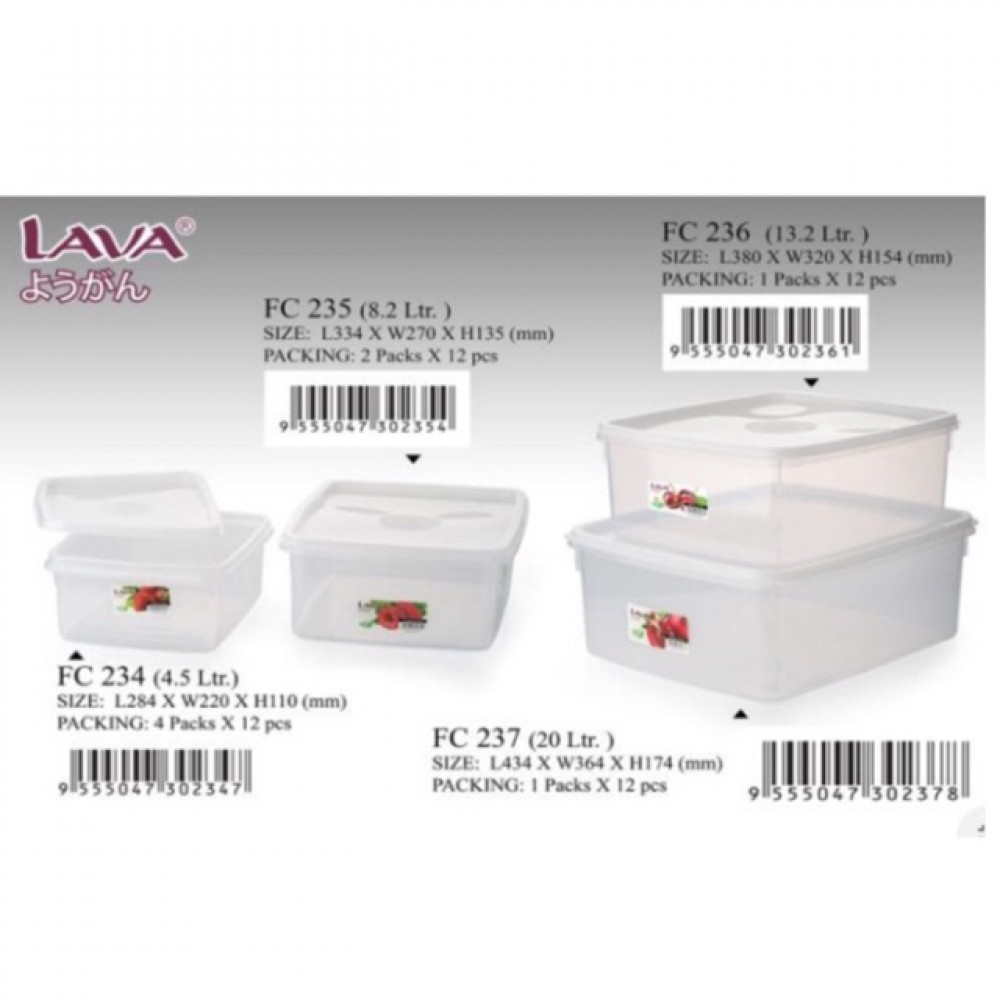 LAVA FOOD CONTAINER/Tupperware /multi purpose storage box BPA FREE
