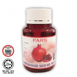 image of FARS POMEGRANATE SEED OIL SOFTGEL 500MG 60 CAPS / Minyak Biji Delima FARS POMEGRANATE SEED OIL SOFTGEL 500MG 60 CAPS / Minyak Biji Delima
