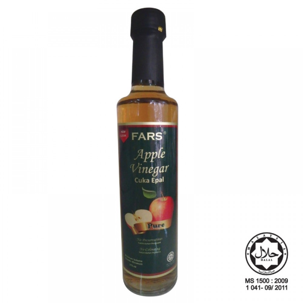 FARS Apple Vinegar / Cuka Epal Cidar 375ml FARS Apple Vinegar / Cuka Epal Cidar 375ml
