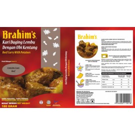 image of Brahim's Kari Daging Lembu Dengan Ubi Kentang 180g Brahim Brahims MRTE
