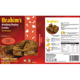image of Brahim's Rendang Daging Lembu 180g Brahim Brahims MRTE