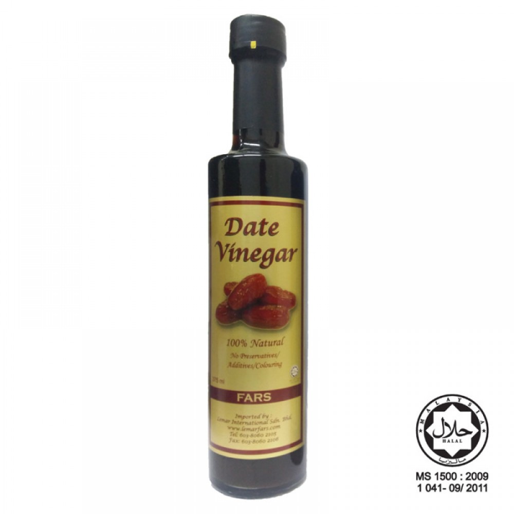 FARS Date Vinegar / Cuka Kurma Dates Tamar 375ml FARS Date Vinegar / Cuka Kurma Dates Tamar 375ml