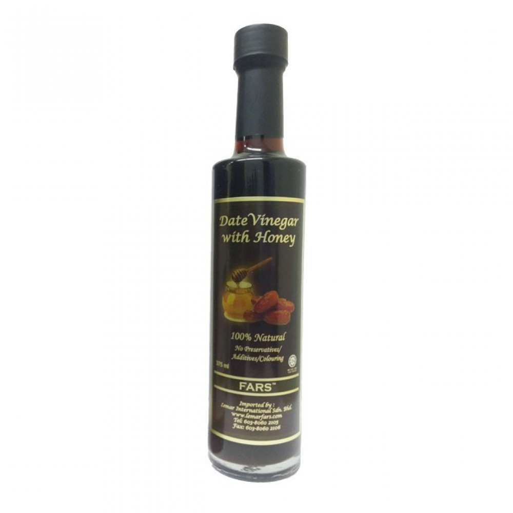 FARS Date Vinegar With Honey Dates / Cuka Kurma Dengan Madu 375ml FARS Date Vinegar With Honey Dates / Cuka Kurma Dengan Madu 375ml