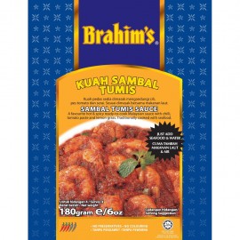 image of Brahim's Kuah Sambal Tumis 180g BCS Brahim Brahims Instant Sauce Rempah Segera