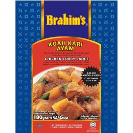 image of Brahim's Kuah Kari Ayam 180g BCS Brahim Brahims Instant Sauce Rempah Segera