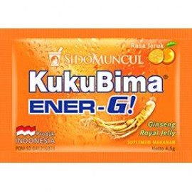 image of Kuku Bima Ener-G! Rasa Jeruk / Oren / Orange KukuBima 10box X 6sachets