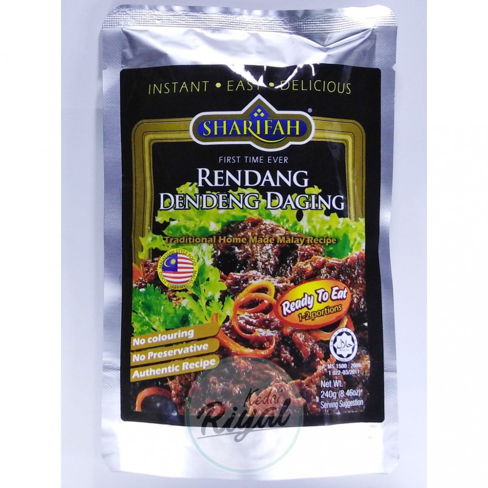 Sharifah Rendang Dendeng Daging 240g Homemade Malay Recipe