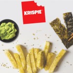 Krispie Wasabi Seaweed Fries (130Gram)