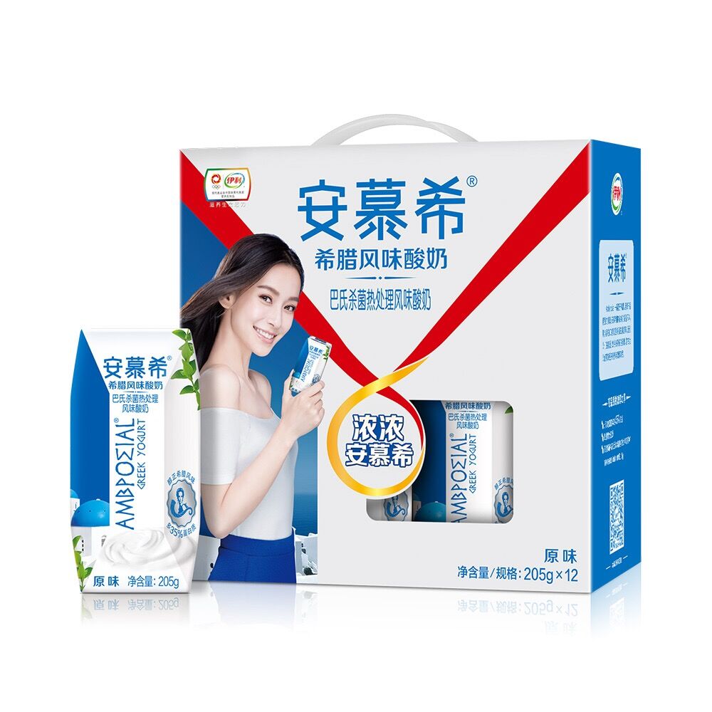 Magstore - 安慕希希腊风味酸奶(原味) 205g x 12 Magstore - 安慕希希腊风味酸奶(原味) 205g x 12