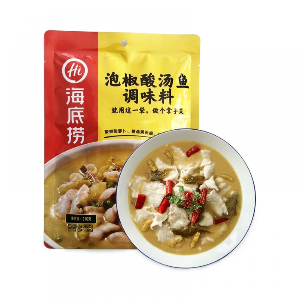 Magstore - 海底捞泡椒酸汤鱼调味料 210g Magstore - 海底捞泡椒酸汤鱼调味料 210g