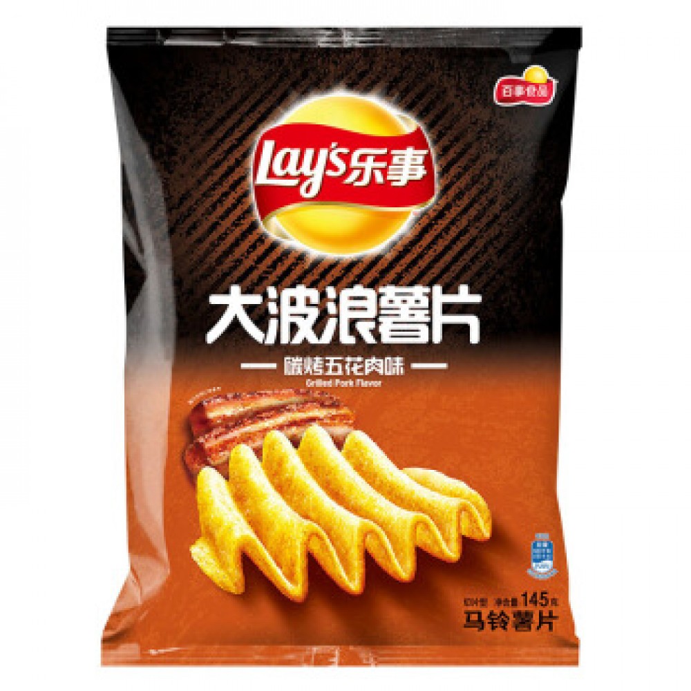 Magstore - Lay's 乐事大波浪薯片碳烤五花肉味 Magstore - Lay's 乐事大波浪薯片碳烤五花肉味