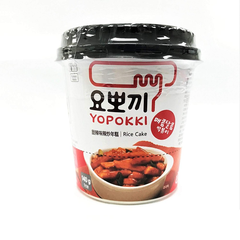 Magstore - Yopokki Korean Rice Cake With Hot Sauce Cup 140g Magstore - Yopokki Korean Rice Cake With Hot Sauce Cup 140g