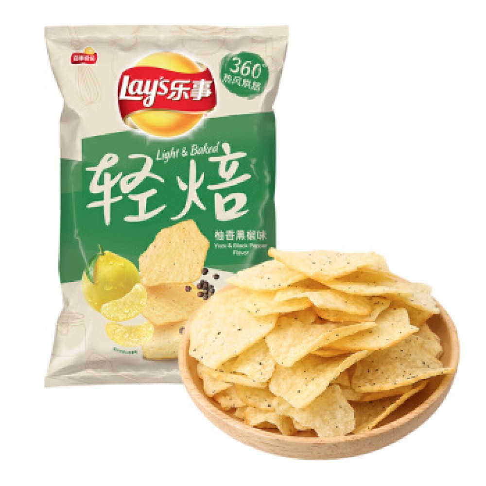 LAY'S轻焙柚香黑椒味70G LAY'S轻焙柚香黑椒味70G