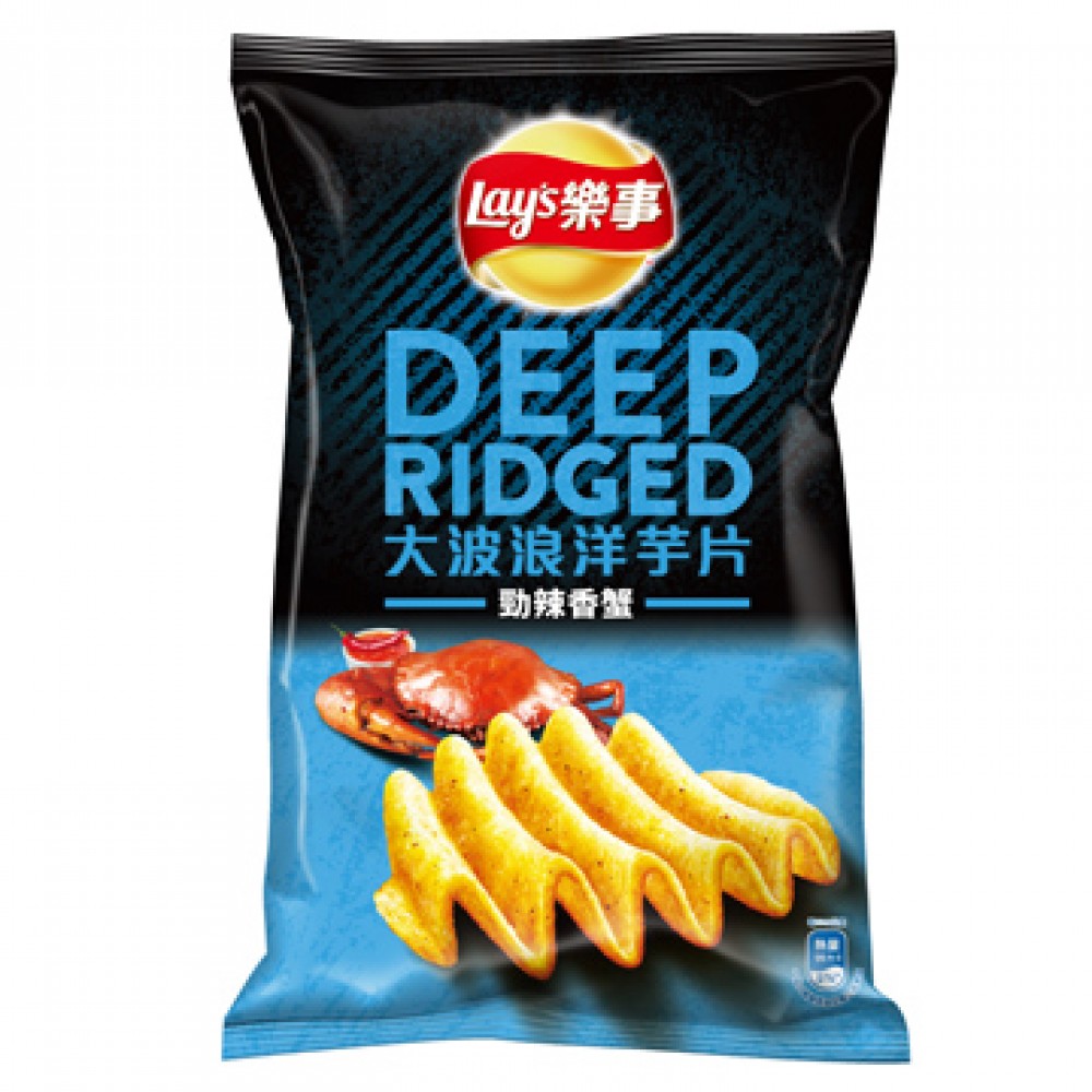 台湾乐事LAY'S劲辣香蟹70G 台湾乐事LAY'S劲辣香蟹70G