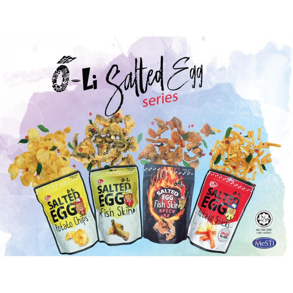 O-Li Salted Egg Snacks Promo Set (4 packs) O-Li Salted Egg Snacks Promo Set (4 packs)