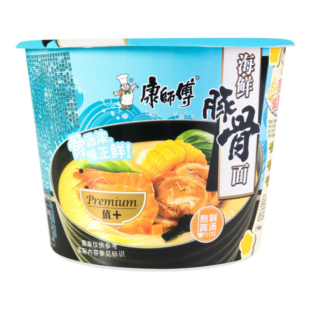 MASTER KANG PREMIUM 海鲜豚骨面 116G MASTER KANG PREMIUM 海鲜豚骨面 116G