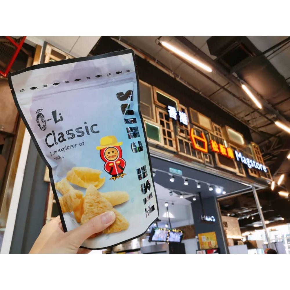 O-LI CLASSIC FISH CHIPS 80G O-LI CLASSIC FISH CHIPS 80G
