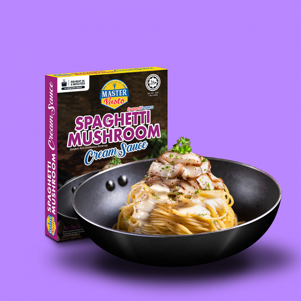 Master Pasto SPAGHETTI MUSHROOM CREAM SAUCE 280G Master Pasto SPAGHETTI MUSHROOM CREAM SAUCE 280G