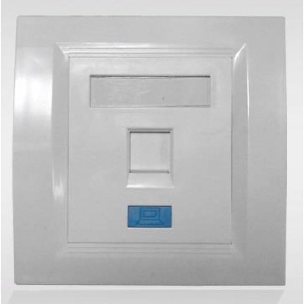 CAT 5e/ CAT 6e Single Face Plate (S020) CAT 5e/ CAT 6e Single Face Plate (S020)