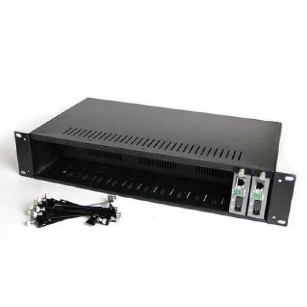 Netlink 14 Slot Unmanaged Fiber Media Converter Casing Rack (S015) Netlink 14 Slot Unmanaged Fiber Media Converter Casing Rack (S015)